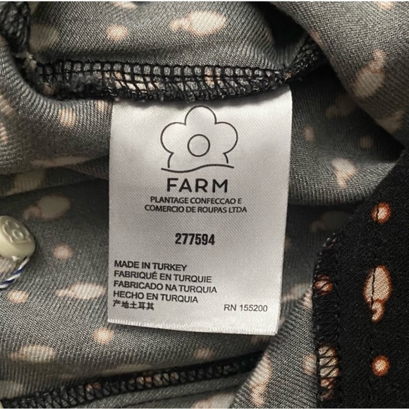 Farm Rio Tucker Paperbag Pants Fruits Belted Crop Size XS - Picture 12 of 13